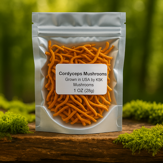 π Dried Cordyceps Mushrooms (Cordyceps militaris)