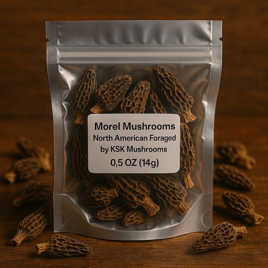 🍽️ 🍄Dried Morel Mushrooms (Morchella spp.)